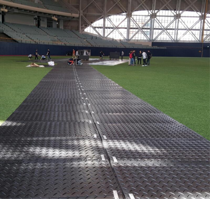 High‑frequency use plus open‑air exposure poses major challenges to ground protection.