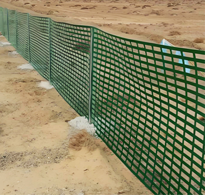 Subject to combined wind‑sand impact and extreme climate conditions, sand‑fixing facilities lack long‑term performance stability.