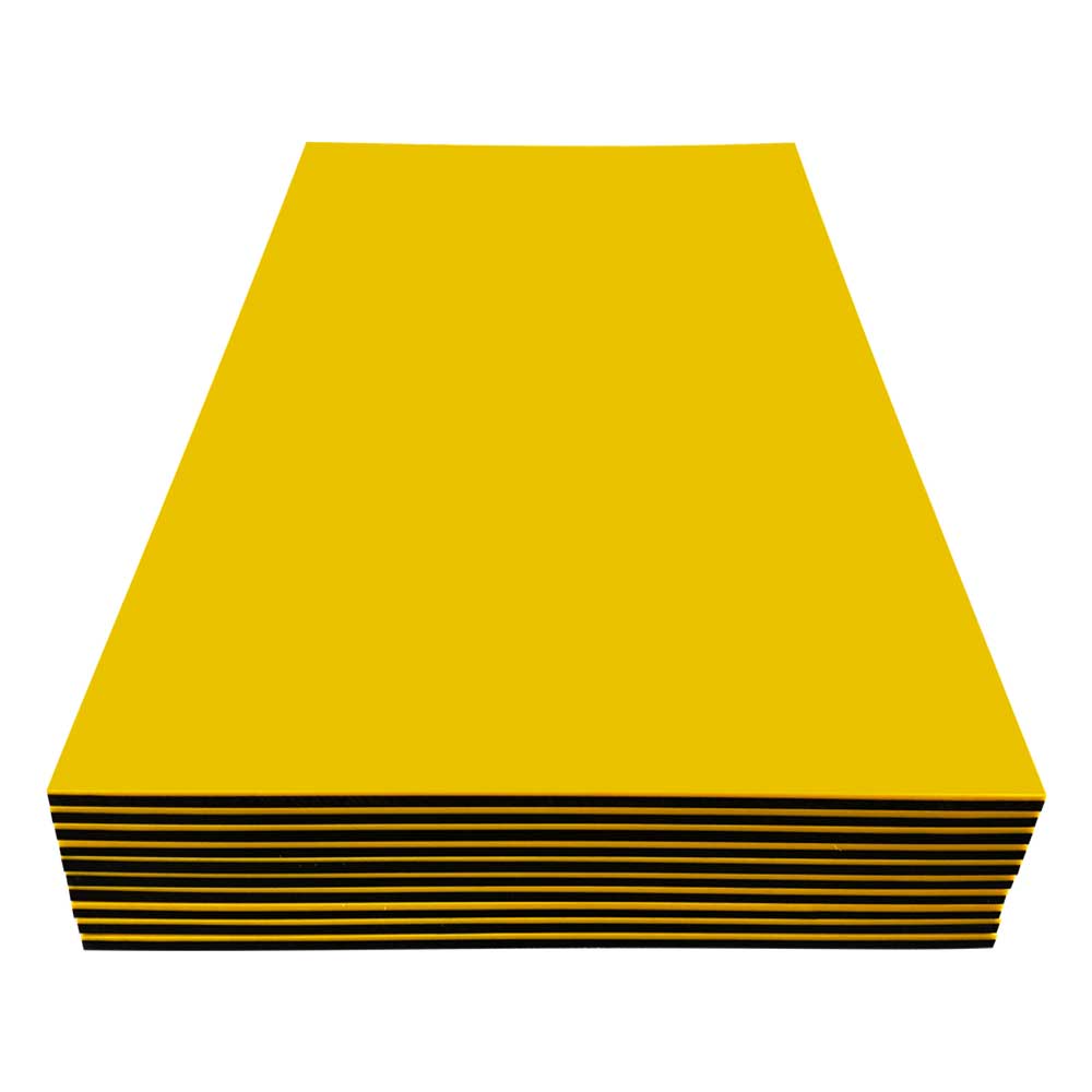Multi color engravable HDPE sheet 