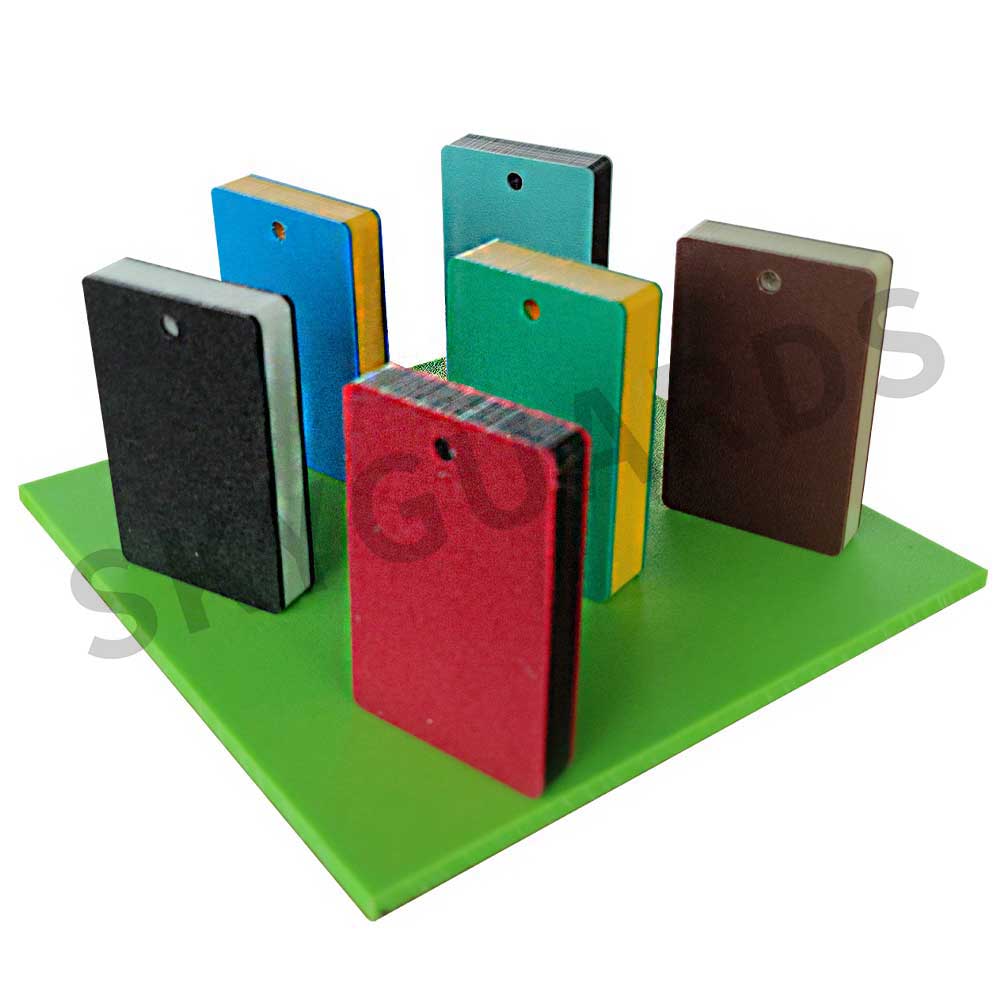 Multi color engravable HDPE sheet 