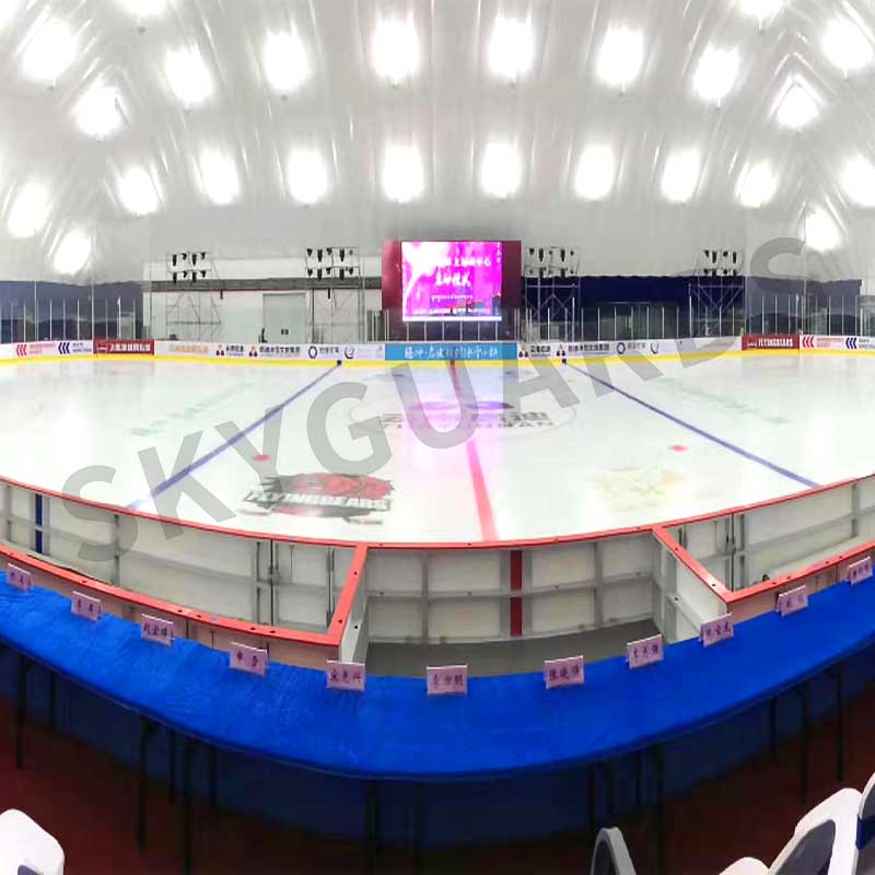 Dasher Board Installation Case at Beijing Sport University